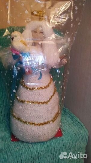 Куклы обереги, бабушка Яга, Домовой, Большой Ангел