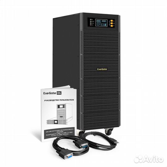 Ибп On-line ExeGate PowerExpert TL-575-10kVA.240V.LCD.AVR.T.USB.RS232.snmp