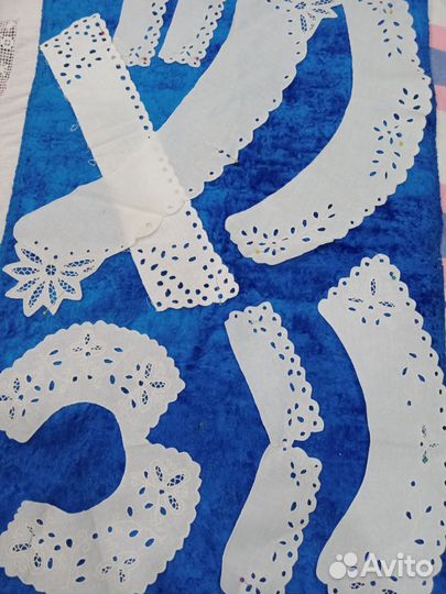 Шторы на окна, воротнички др