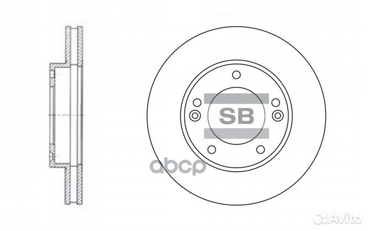 Диск тормозной SD2026 Sangsin brake