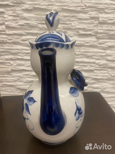 Заварочный чайник Гжель СССР