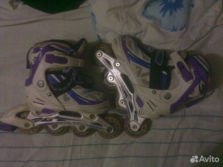 Роликовые коньки детские раздвижные 31-34р