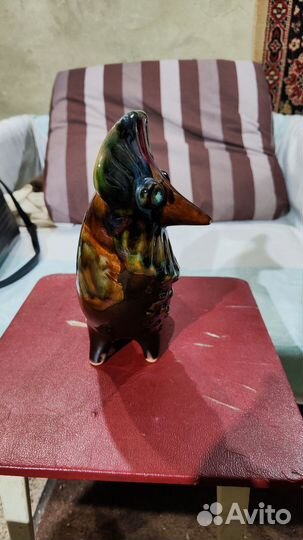 Птица Васильковская майолика Дивные звери