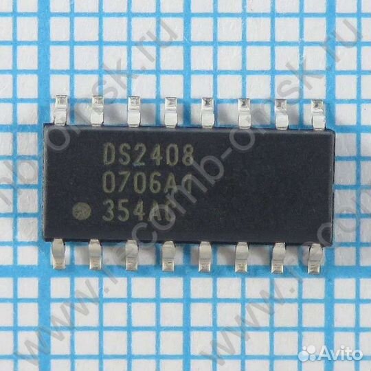 DS2408S - 8-канальный адресуемый ключ 1-Wire