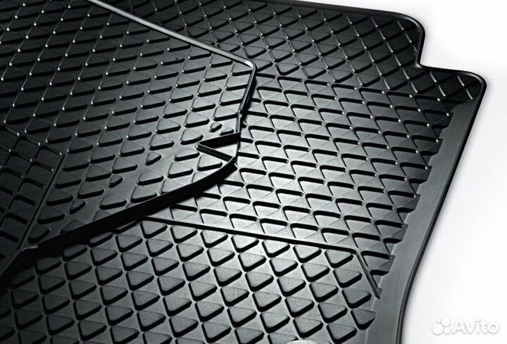 Коврики салона VW Caddy резиновые передн Оригинал