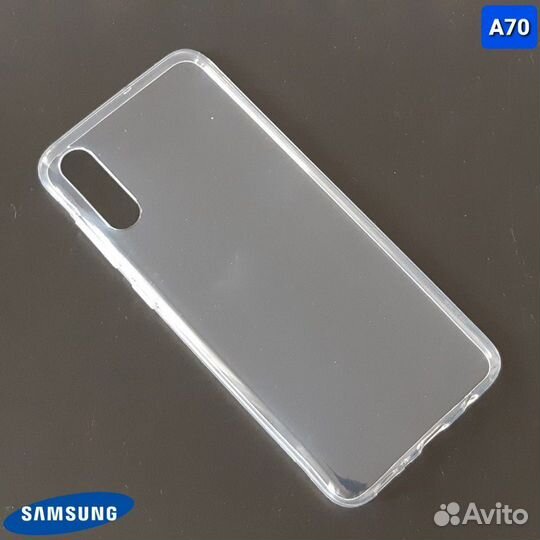 Силиконовый чехол на samsung A70