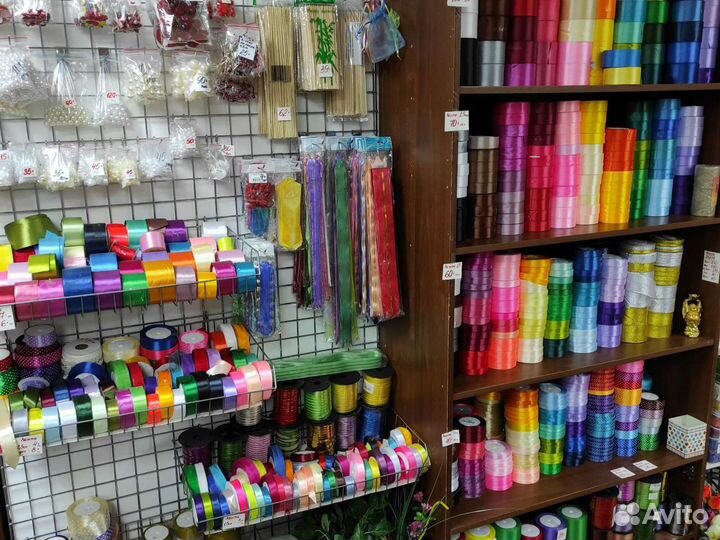 Органза флористическая