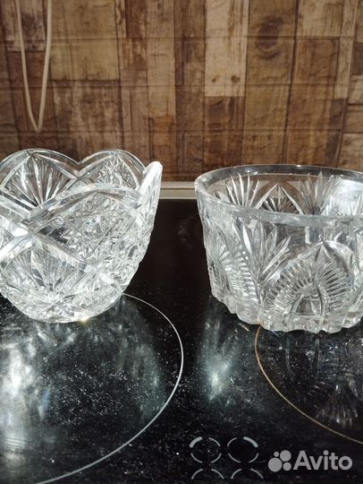 Салатник хрустальный