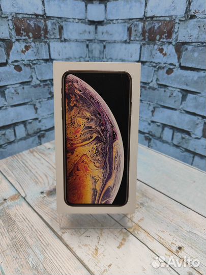 Коробка iPhone Xs Max Gold 256GB Оригинал