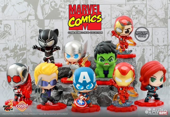 Marvel comics Avengers Cosbi Hot Toys