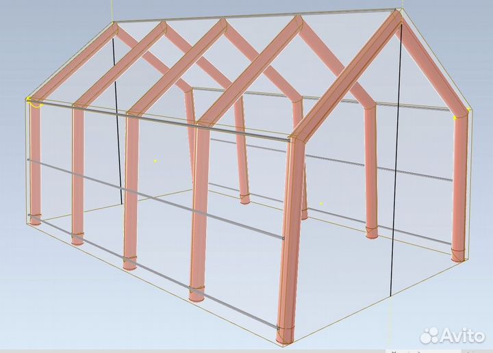Мобильный бокс. Пневмокаркасное укрытие