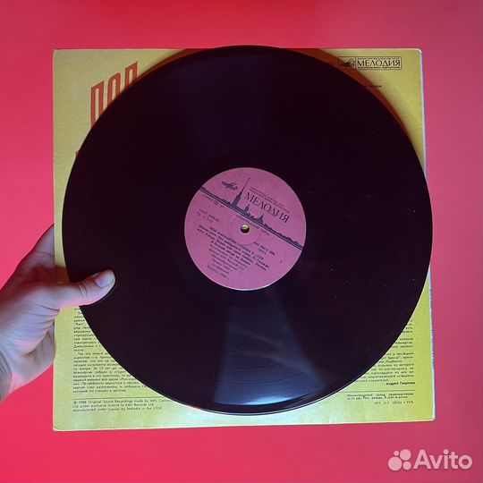 Виниловая пластинка Paul McCartney Снова в СССР