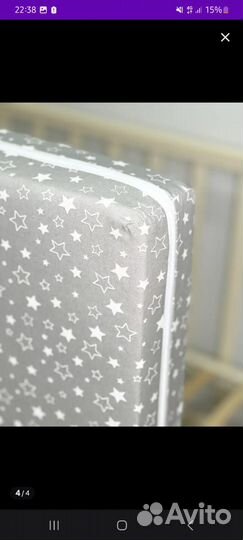 Матрас для детской кроватки 120х60