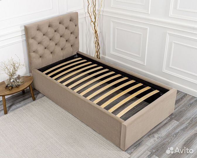 Кровать 80х200 Барокко кофе