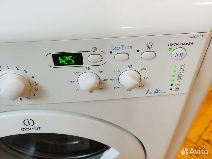 Стиральная Indesit 7 кг 1000 об