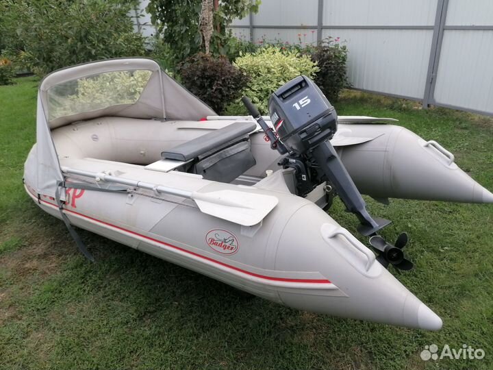 Ямаха 15 + Баджер SL 340 AL