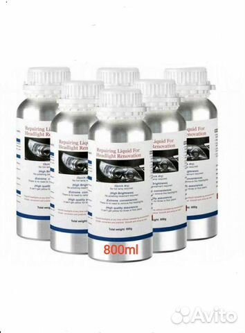 Жидкость для химической полировки фар 800мл