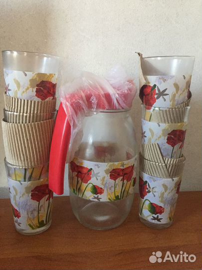 Набор кувшин и стаканы