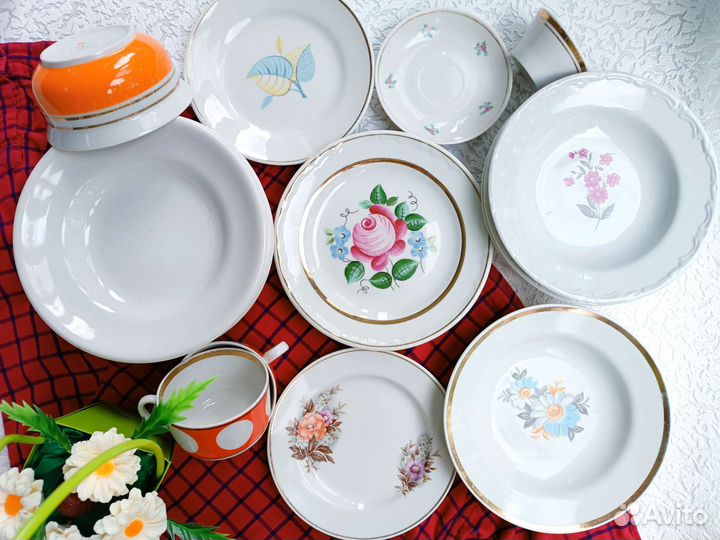 Тарелки из бабушкиного сундука посуда СССР