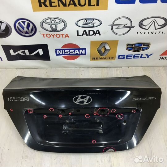 Крышка Дверь багажника Hyundai solaris