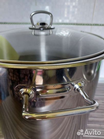 Кастрюля из нержавейки 21 л