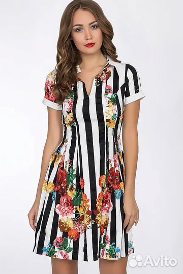 Платье, хлопок, 42, 44 размеры