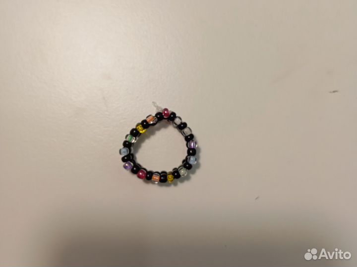 Браслет из бисера и колечко