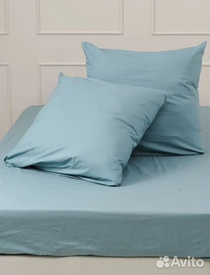 Наволочка 70х70. Серая и Серо-голубая