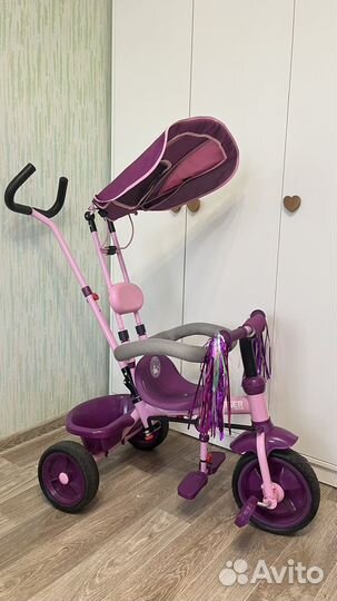 Детский велосипед с ручкой