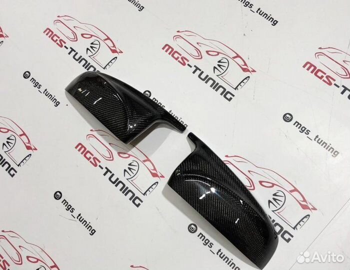 Крышки зеркал стиль М на X6 E71 10-13 Карбон