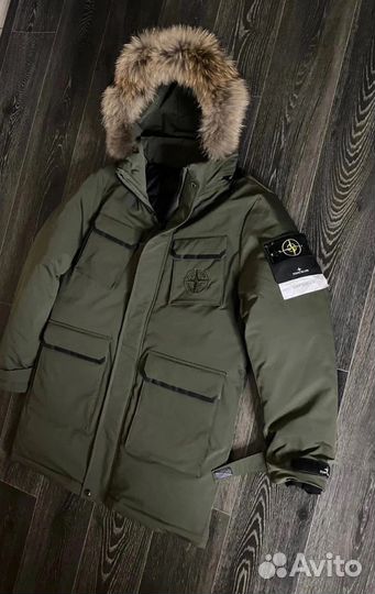 Stone island пуховик