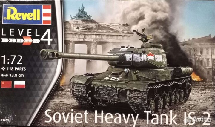 Модель Revell 1 72 IS-2 ис-2