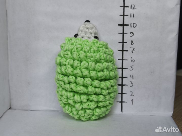 Брелок еж люминесцентный