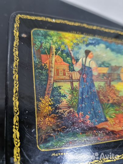 Шкатулка, Мстера. Автор Шепуров. 