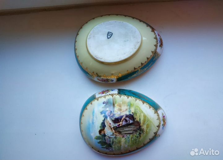 Старинная Шкатулка в Виде Яйца. Жницы