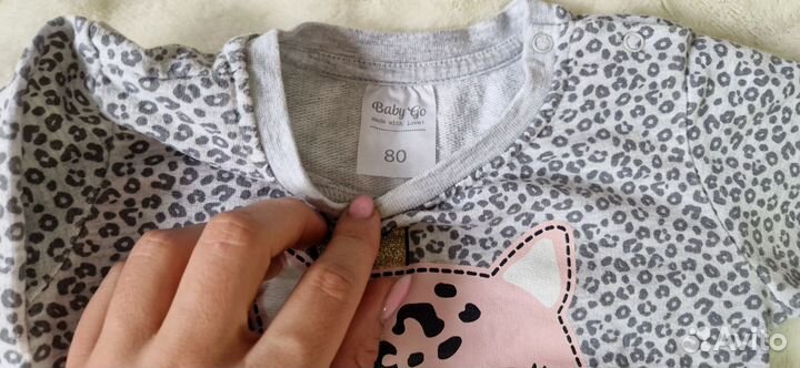 Костюм для девочки 80 леопардовый