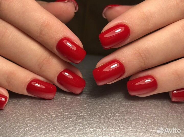 Маникюр с покрытием гель лак