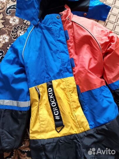 Зимний комбинезон для мальчика 128 134