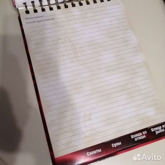 Книга для записи рецептов