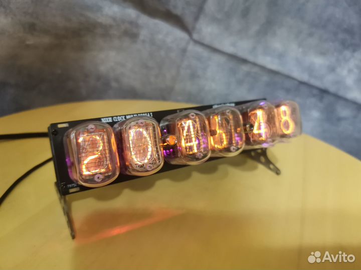 Ламповые часы ин-12х6 - meteo/WI-FI Web UI/MP3/FM