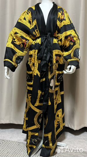 Двухсторонний шёлковый халат