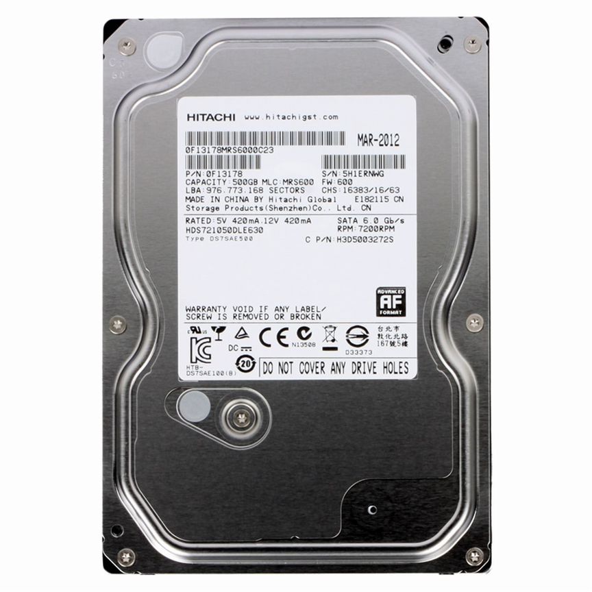 [HDS721050DLE630] Жесткий Диск Hitachi 500gb Hds721050dle630