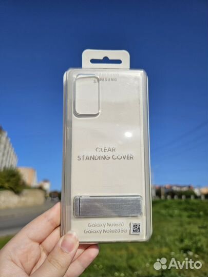 Чехлы прозрачные Galaxy Note20 оригинал