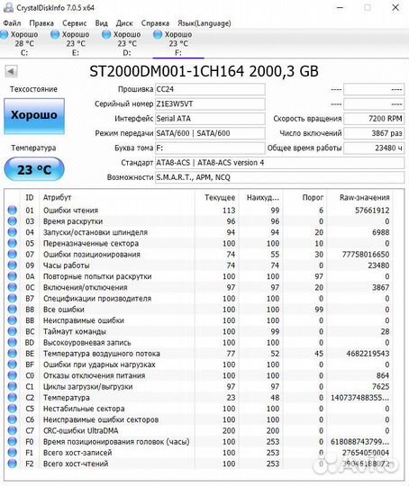 Seagate Barracuda 2 тб ST2000DM001
