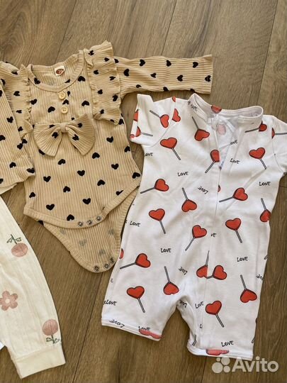 Вещи летние 68 размер на девочку