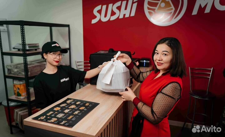 Франшиза пиццерий Sushi Moji с высоким доходом