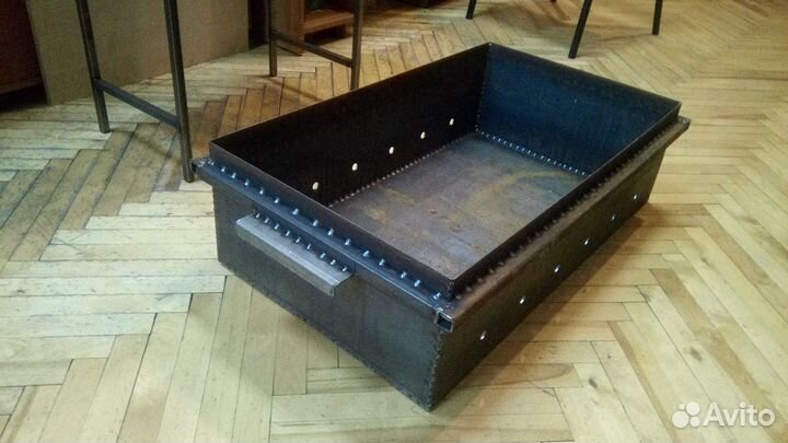 Мангал (сталь 2мм) со съемными ножками