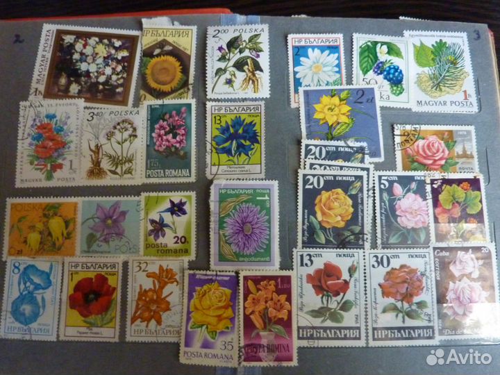 Марки времен СССР по темам из альбома