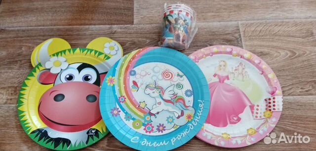 Детская одноразовая посуда