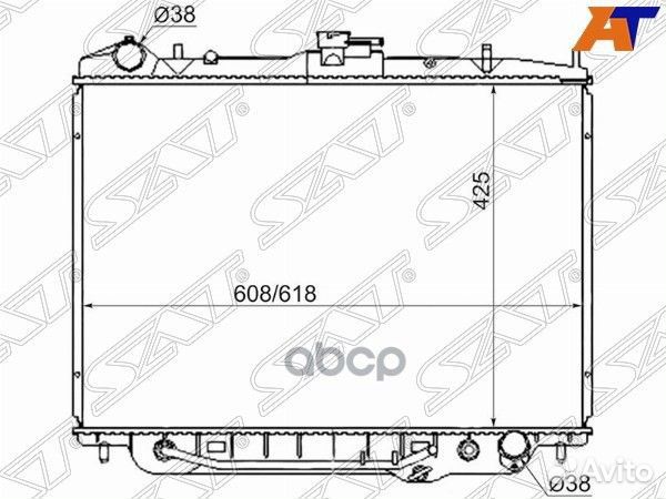 Радиатор Honda Passport 93-02 / Isuzu Bighorn